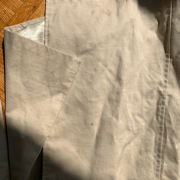 Mackage trench coat w/ leather detail classic tan - Picture 6 of 7